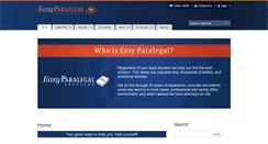 Desktop Screenshot of easyparalegalservices.com